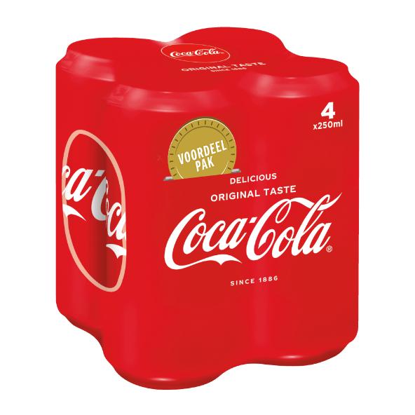 4 Pack Coca Cola blik